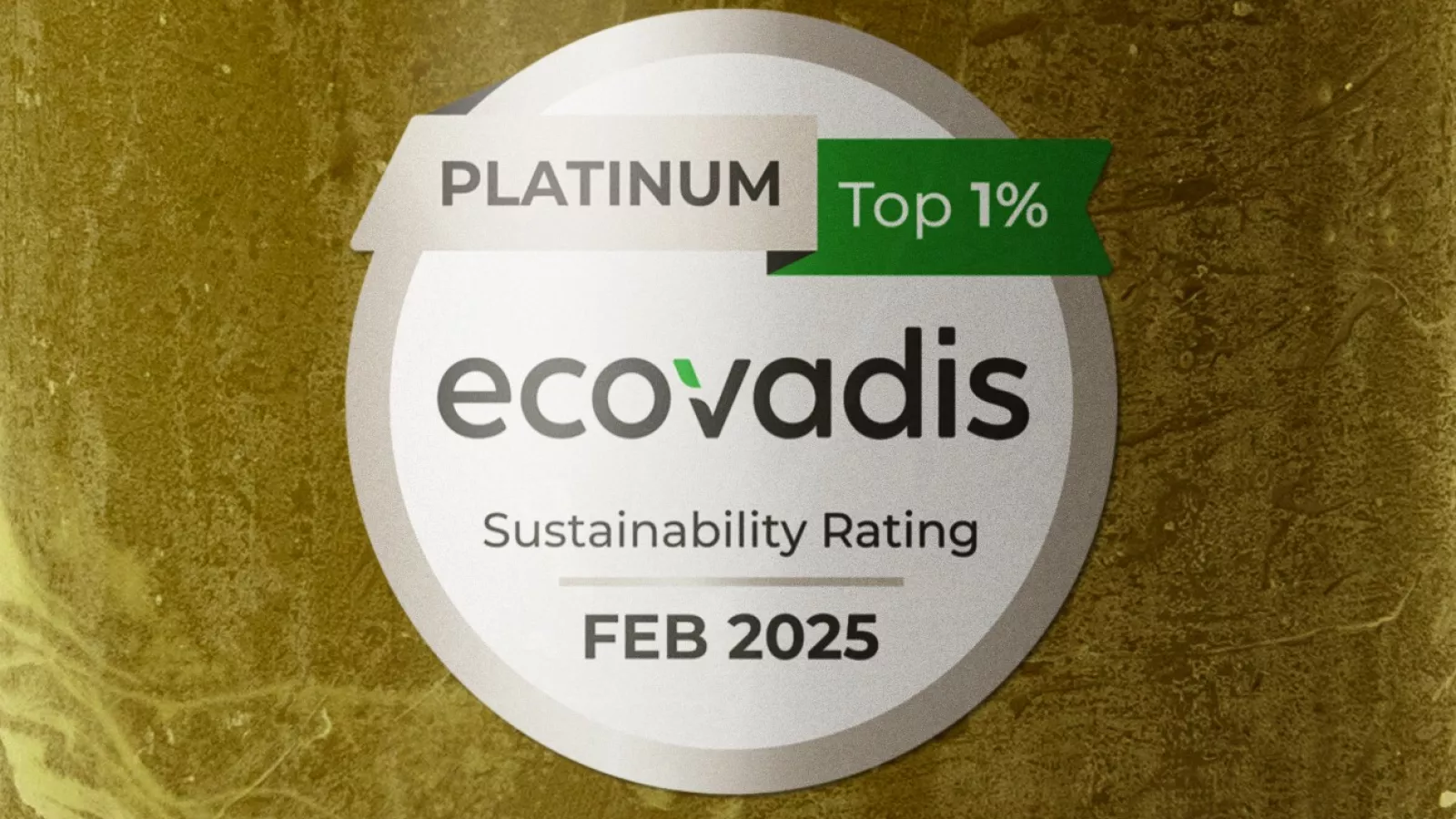 EcoVadis Platinum op kaars