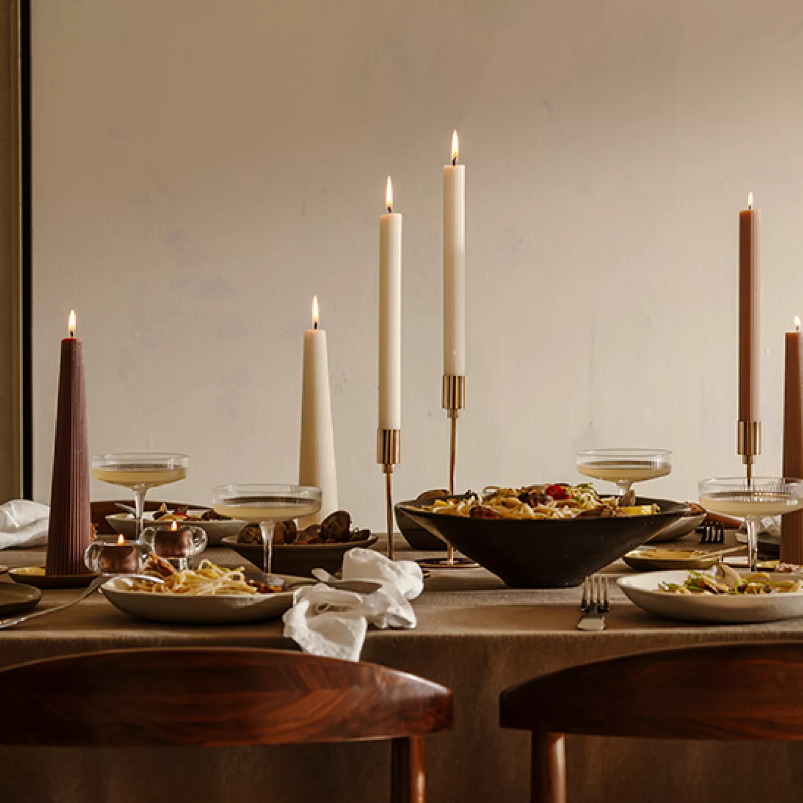 Dinner candle holders