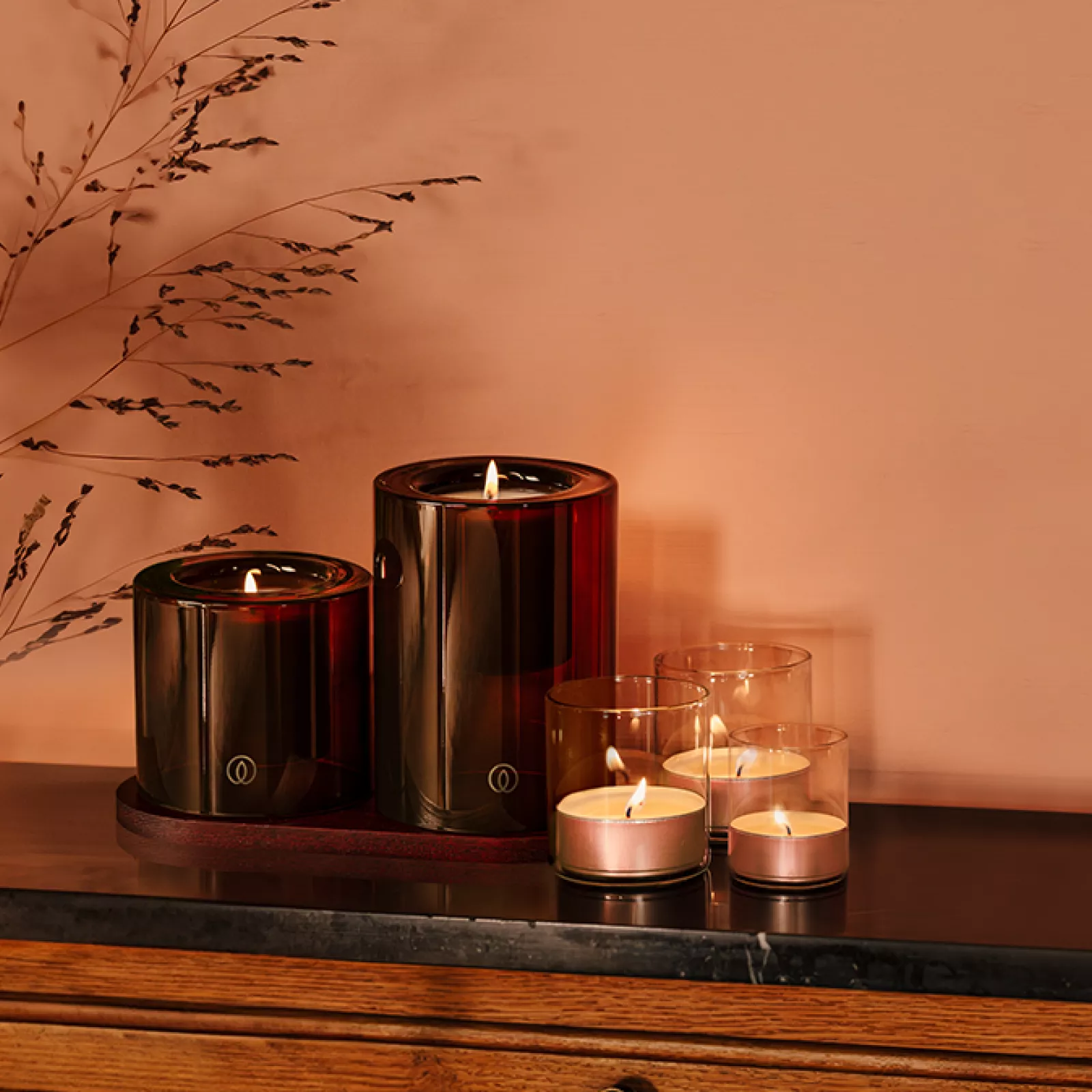 Rosegold Tealights