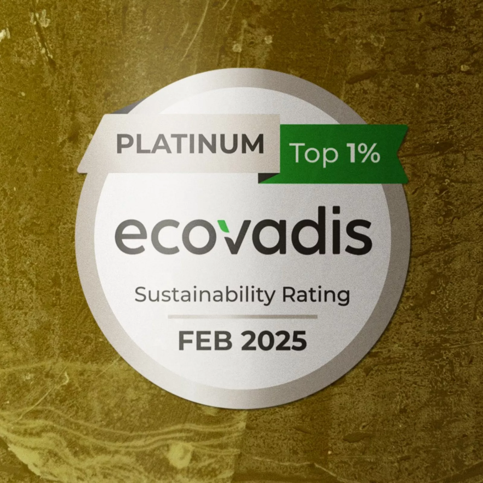 EcoVadis Platinum op kaars