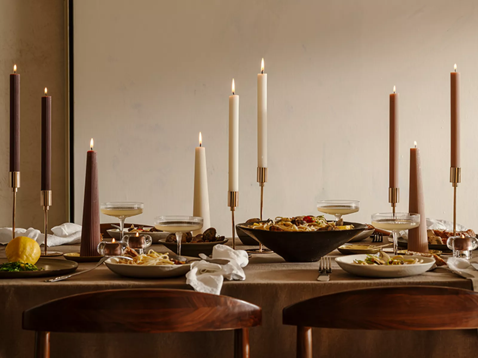 Dinner candle holders