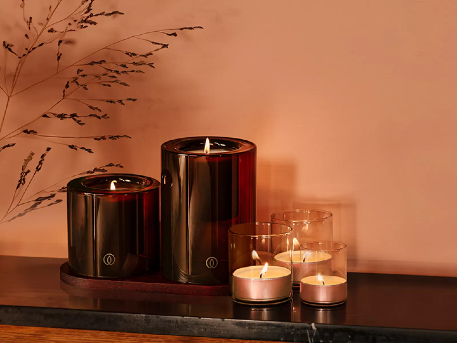 Rosegold Tealights