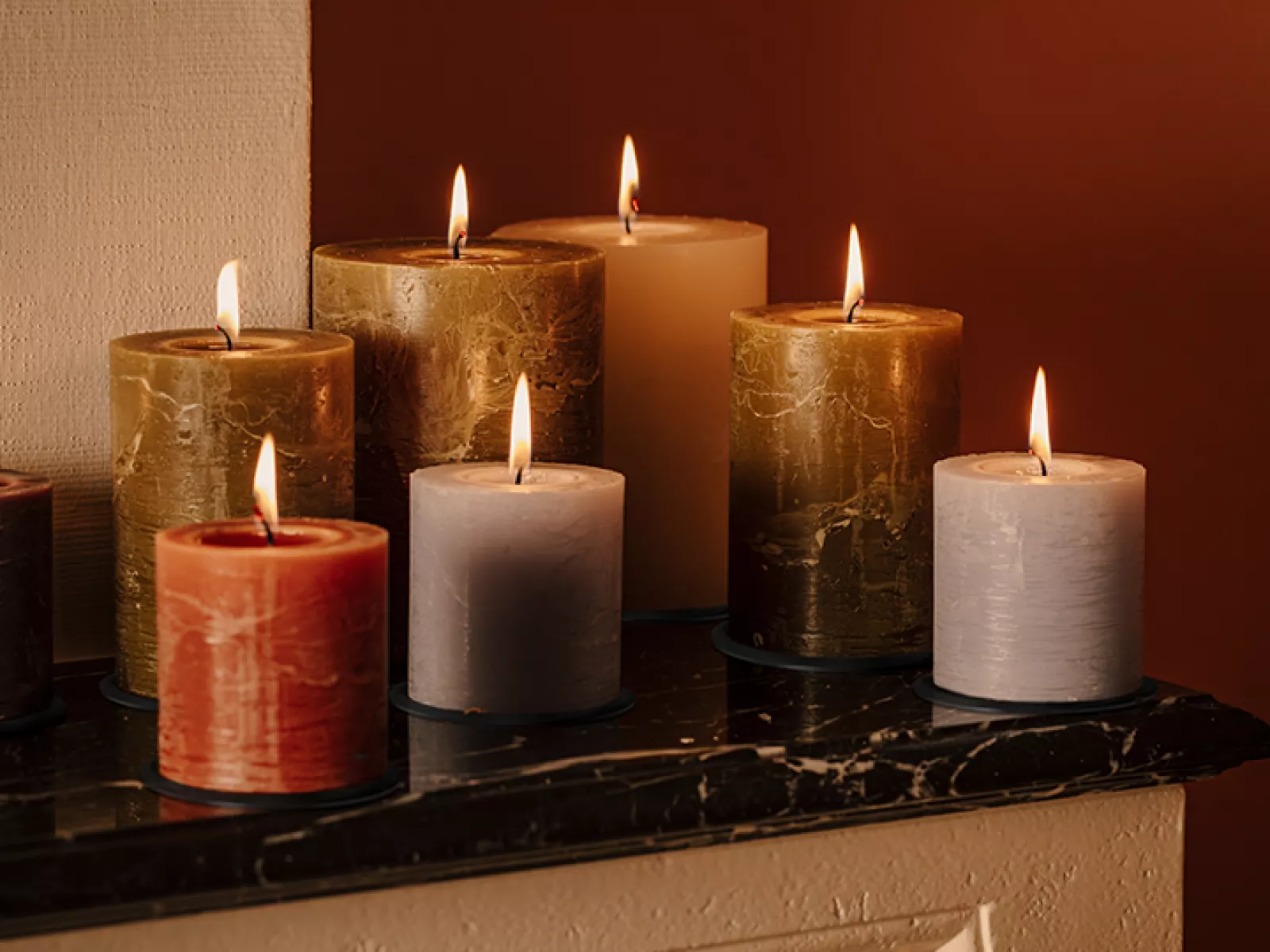 Rustic Candles