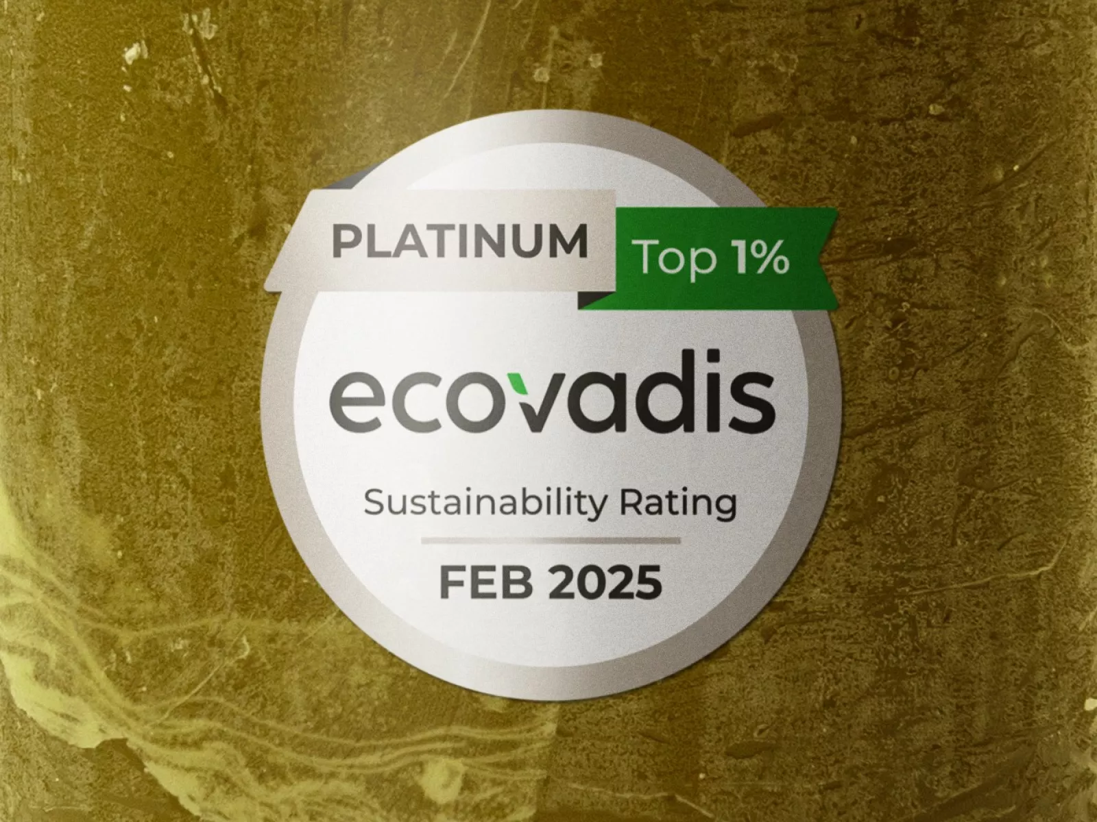 EcoVadis Platinum op kaars
