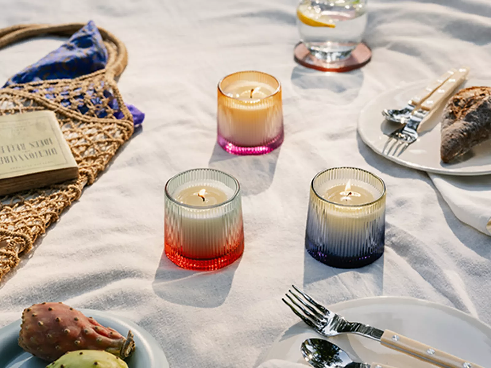 Pop unscented candles