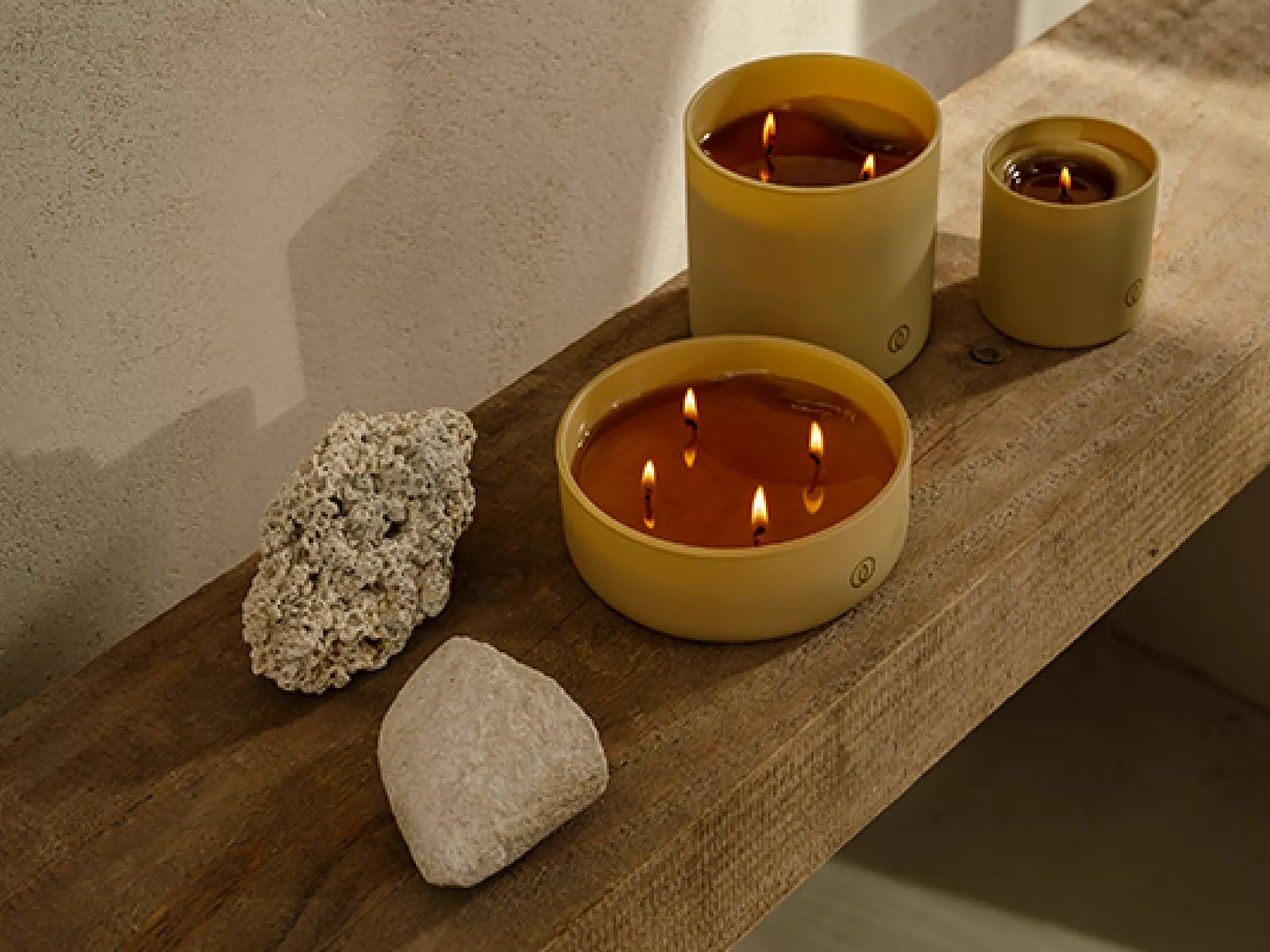 Glow scented candles