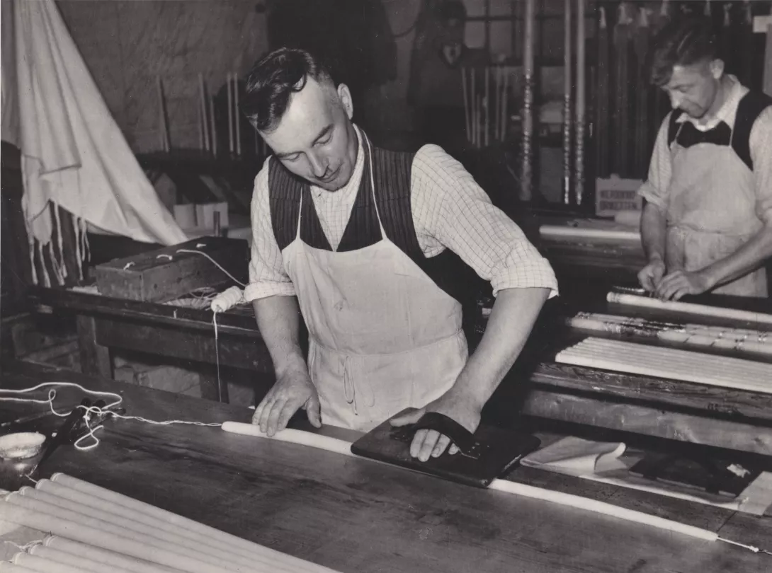 Spaas geschiedenis - kaarsen bewerken