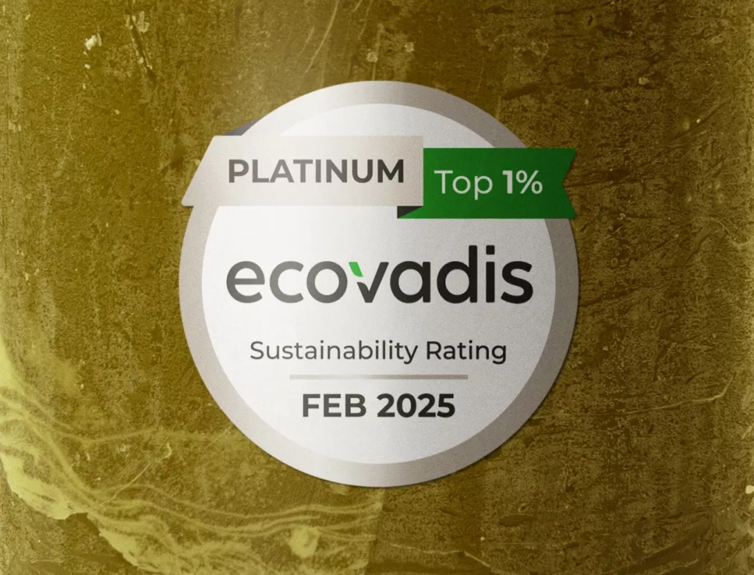 EcoVadis Platinum op kaars