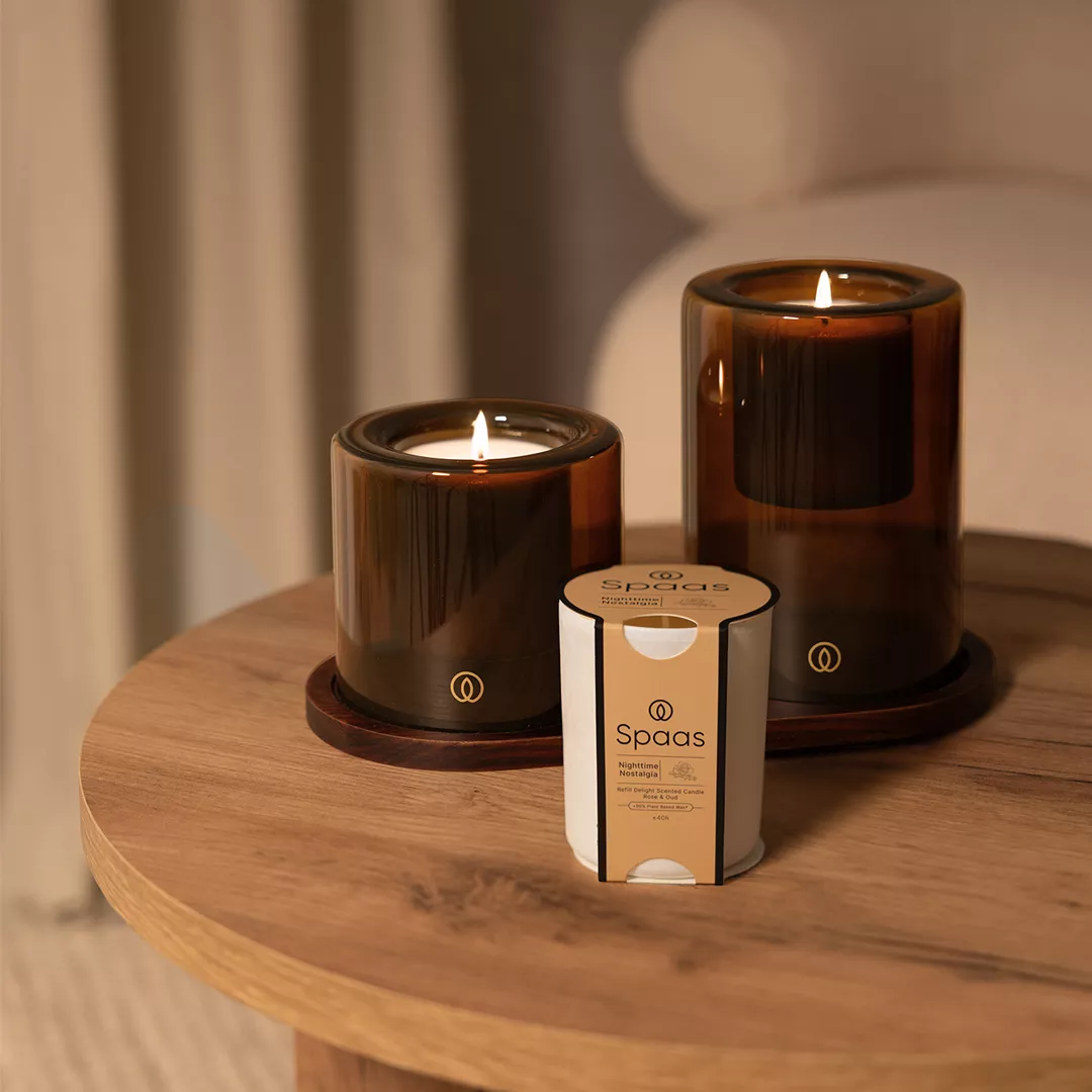 Delight Scented Candles with refill