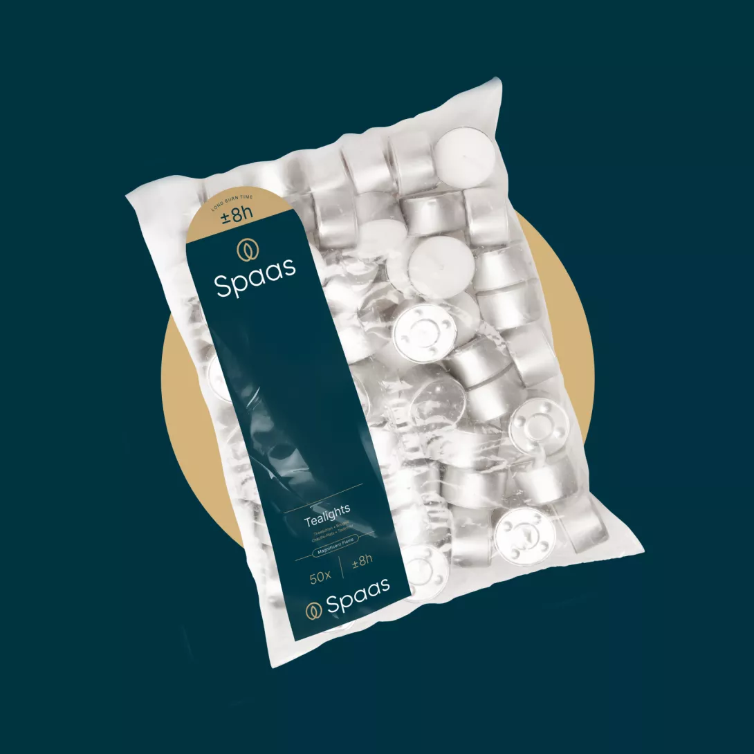 Theelichten niet geur in duurzame verpakking